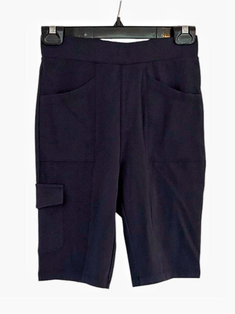Halara Bermuda Shorts Size Small Navy Blue Cargo Pocket NEW With Tags